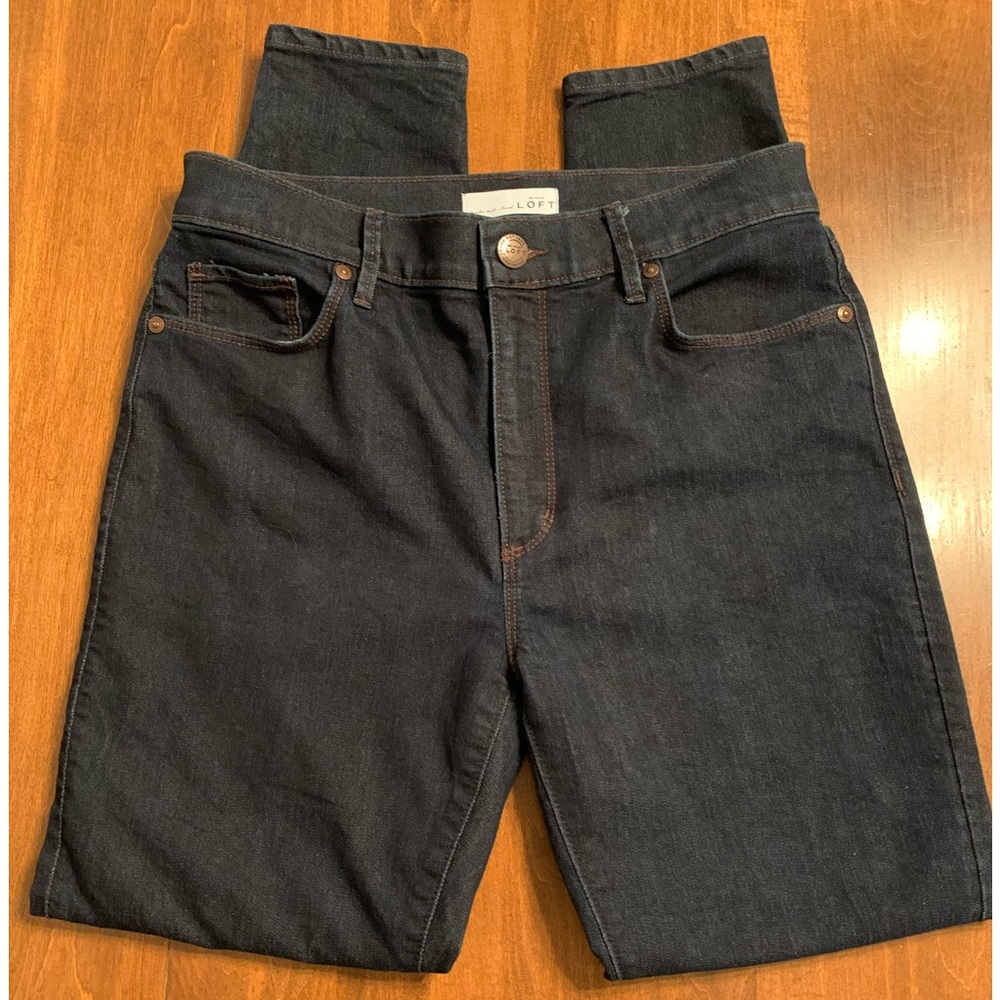 LOFT Skinny Dark Wash Jeans